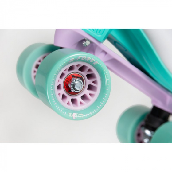 patins &agrave;ulettes Melrose White Teal polyur&eacute;ne blanc taille 41