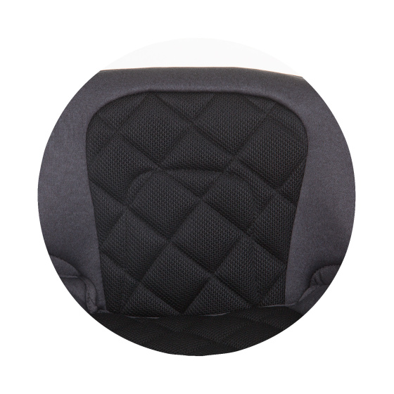 Chipolino Safy Zitverhoger i-Size 125-150 cm Isofix Obsidian Zwart
