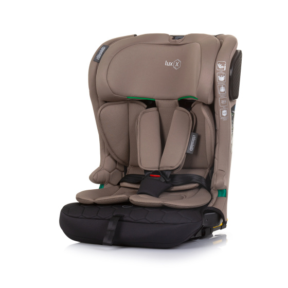 Chipolino Lux X Autostoel i-Size 76-150 cm Isofix Macadamia