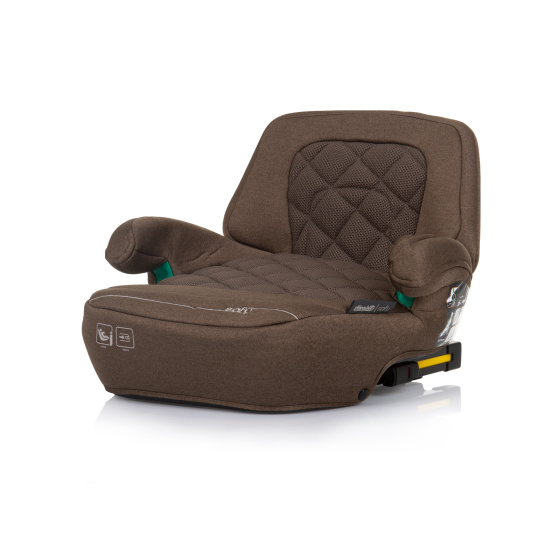 Chipolino Safy Zitverhoger i-Size 125-150 cm Isofix Macadamia