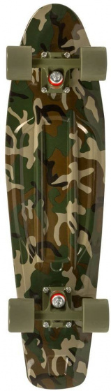 skateboard Big JimCamo 71 cm polypropyl&egrave;vert/marron