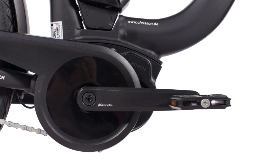 Chrisson E-Cassiopea 28 Inch 50 cm Women 7SP Rim Brakes Matte black