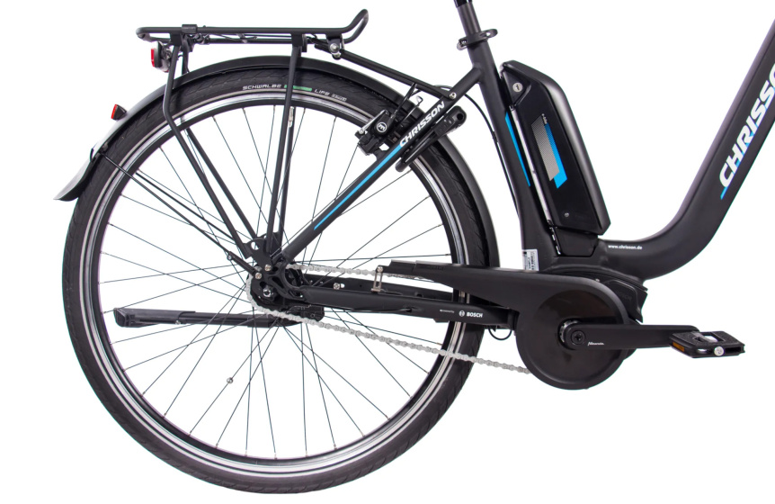 Chrisson E-Cassiopea 28 Inch 50 cm Women 7SP Rim Brakes Matte black