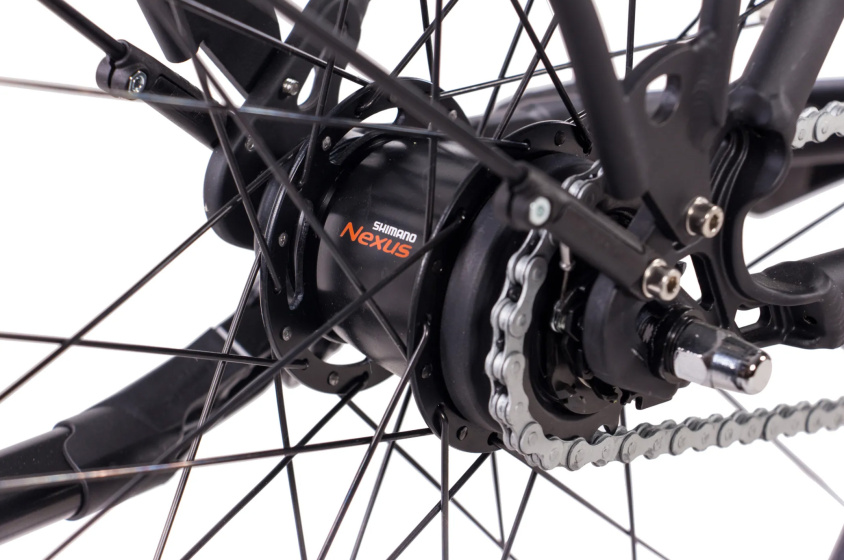 Chrisson E-Cassiopea 28 Inch 50 cm Women 7SP Rim Brakes Matte black