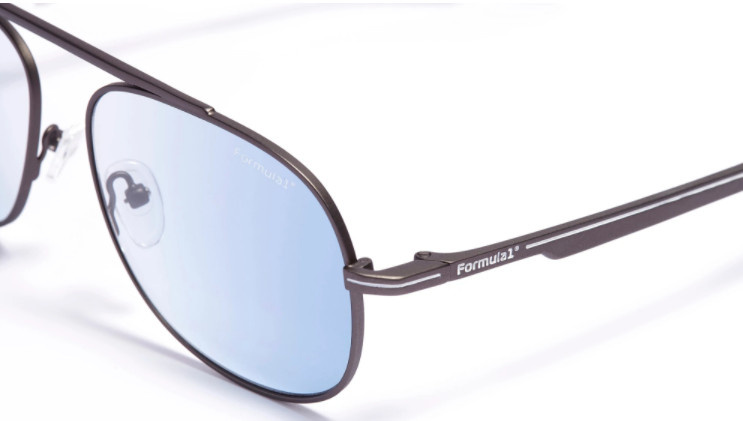 Formula 1 Eyewear zonnebril unisex piloot cat. 4 blauw