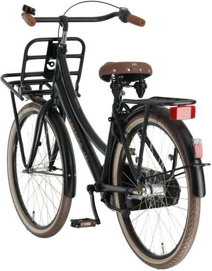 Cortina U4 Transport Mini 24 Zoll 42,5 cm Mädchen 3G Rücktrittbremse Mattschwarz