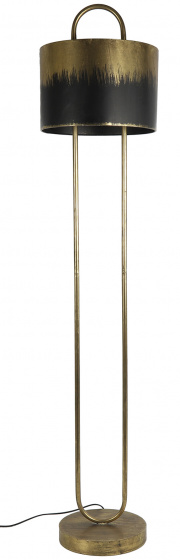 vloerlamp Paxton 166 cm E27 staal 40W goud