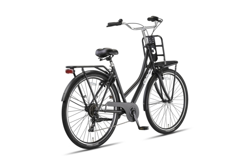 Crown Berlin 28 Zoll Damen 7G Felgenbremse Mattschwarz