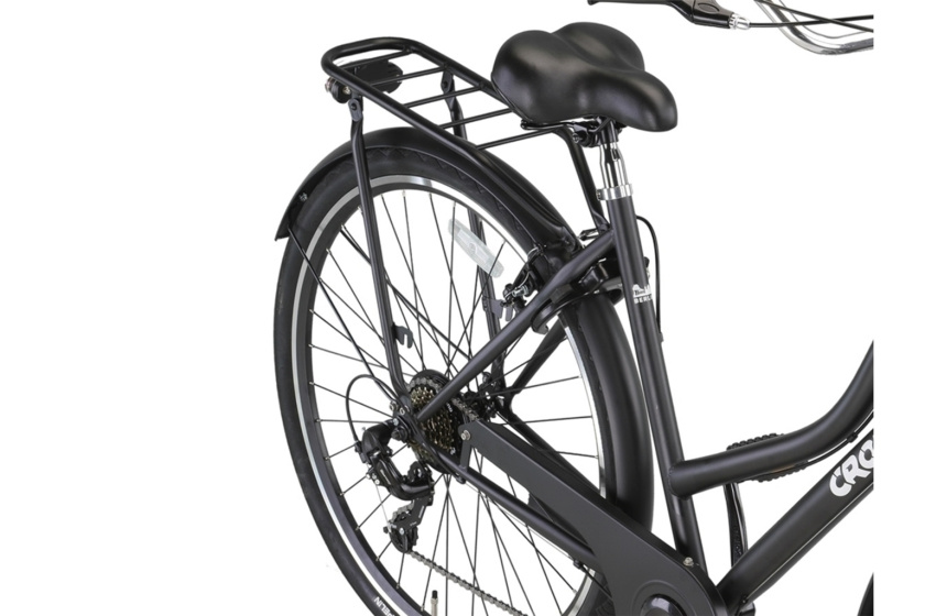 Crown Berlin 28 Zoll Damen 7G Felgenbremse Mattschwarz