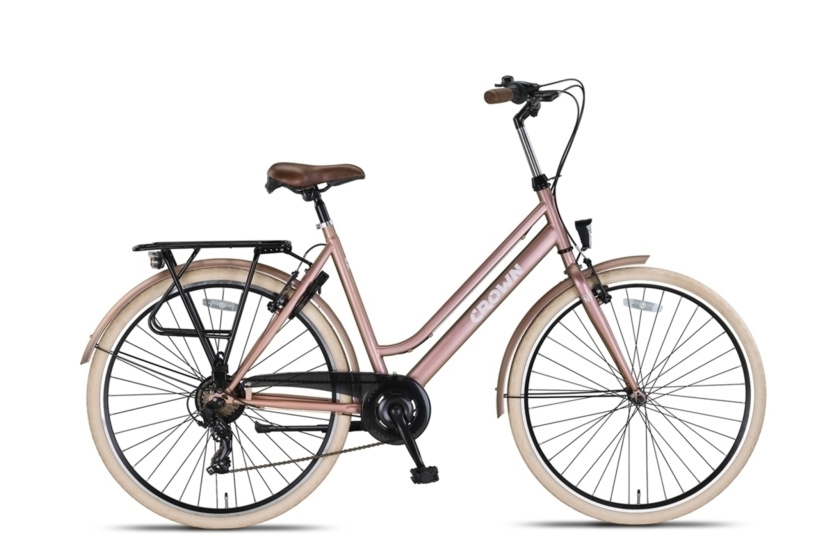 Crown New York 28 Inch 53 cm Dames 7V V Brakes Roze afbeelding