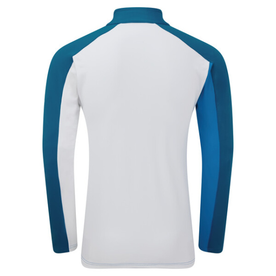 longleeve Depose mens polyester blue/white size L