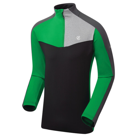 Dare 2B longsleeve Depose heren polyester groen/zwart