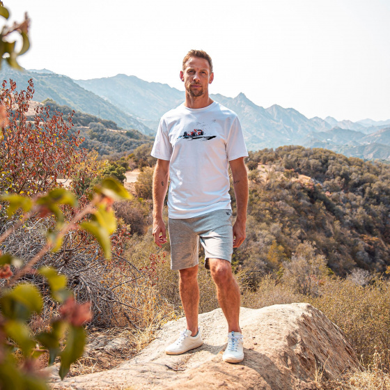 T-shirt Devout II hommes coton blanc taille XXL