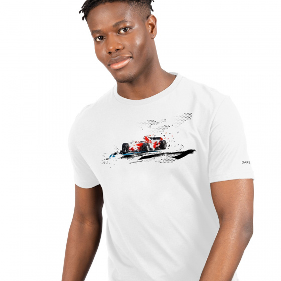 T-shirt Devout II hommes coton blanc taille XXL