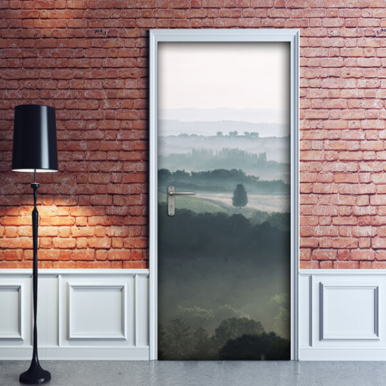 Dekoidea deursticker Toscane 83 x 210 cm vinyl groen