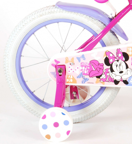 Minnie Cutest Ever! 16 Pouces 25,4 cm Fille Frein à©tropéage Rose/Violet
