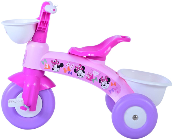 Disney Minnie Mouse Tricycle with Basket Girls Pink