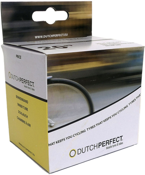 Dutch Perfect Binnenband Fatbike 20 x 4.00 (40 540) AV gebogen 45° afbeelding