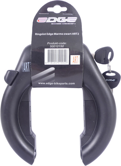 Edge Marmo ART2 Ring Lock Gehärteter Stahl Schwarz