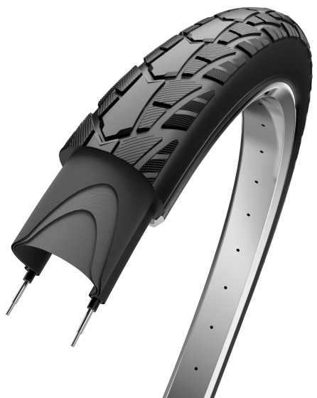 Edge Performance Basic Buitenband 28 x 1.40"/ 37 622 Zwart/Wit afbeelding