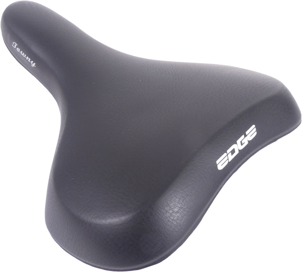 Edge Towny Bike Saddle with Memory Foam Black