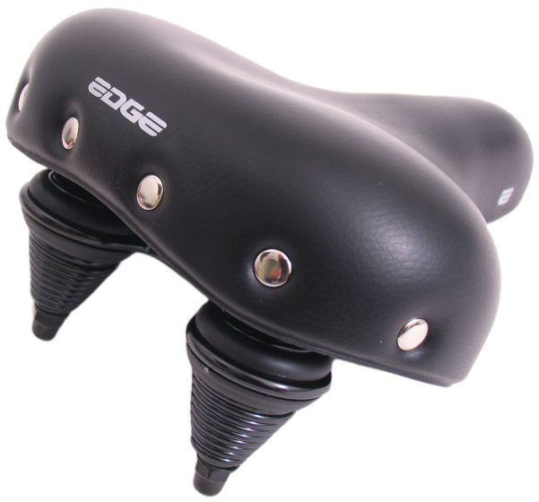 Edge Urban Bicycle Saddle Waterproof 26 x 22 cm Black