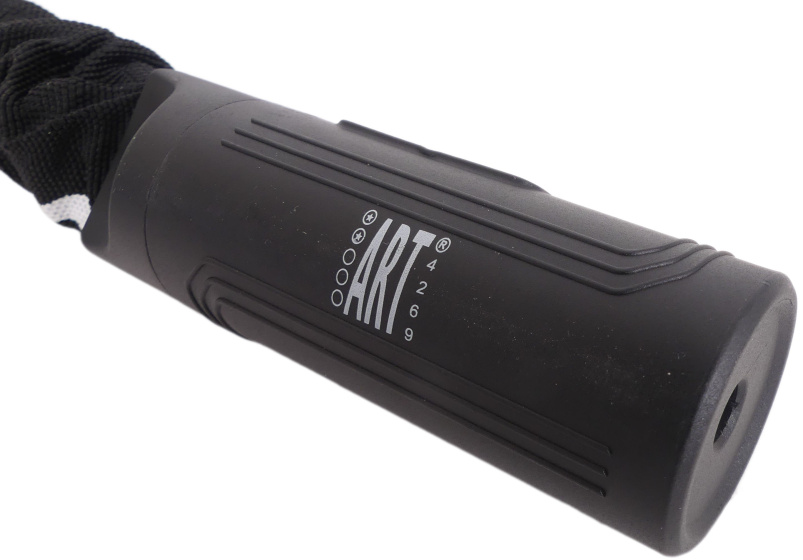 Edge Varno ART 2 Kettenschloss 100 cm gehärteter Stahl Schwarz