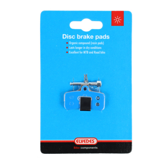Elvedes Shimano 6891 Disc Brake Pad Set 2 Pieces Blue