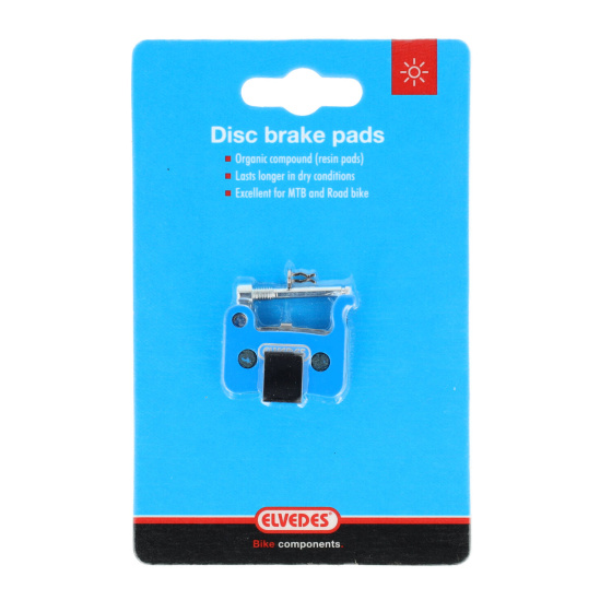 Elvedes Shimano XTR/XT04/LX/Saint/Hone 6859 Schijfremblokken Blauw