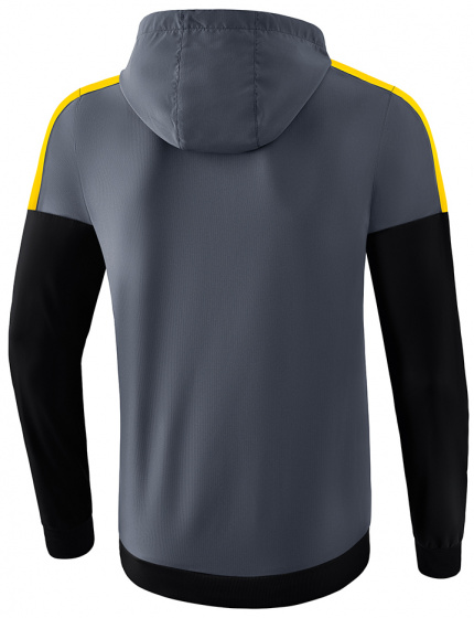 trainingsjack Squad heren polyester grijs/zwart maat L