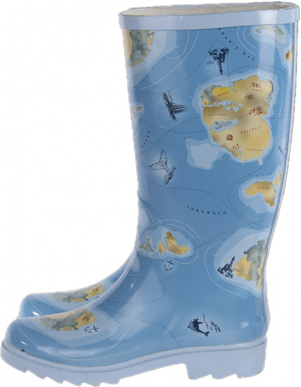 bottes de pluie caoutchouc bleu oc&eacute;taille 36/37
