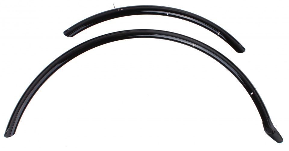 Eurofender spatbordenset Rapido 28 inch 46 mm kunststof zwart afbeelding