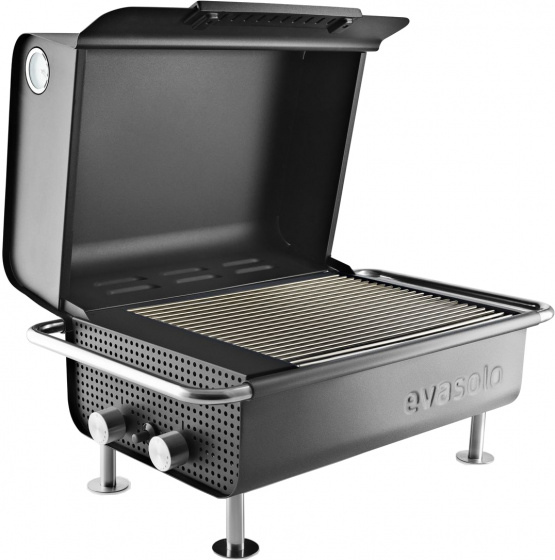 gasbarbecue Box 60 x 40 x 34 cm zwart
