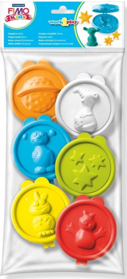 fimo potlač tvary fantasy junior 7 cm 6-diel