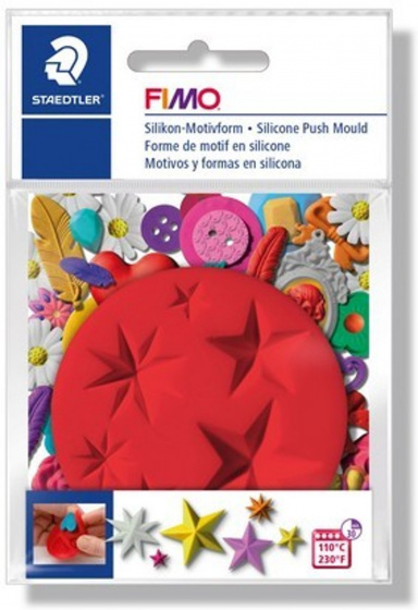 fimo kleimal star junior 7 cm silikónová červená