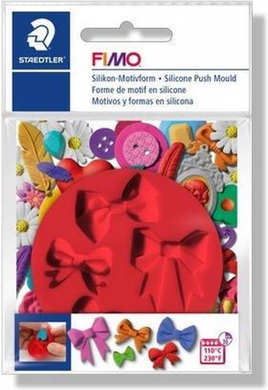 fimo mašlička kleimal junior 7 cm silikónová červená