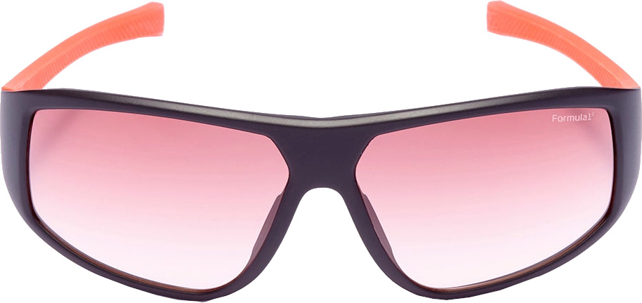 Formula 1 Eyewear slnečné okuliare unisex obdĺžnikové kat.4 čierne