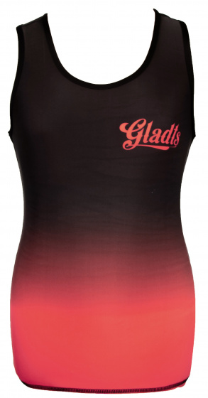 ensemble de sport dames polyester noir/rouge 2 pi&egrave; taille L