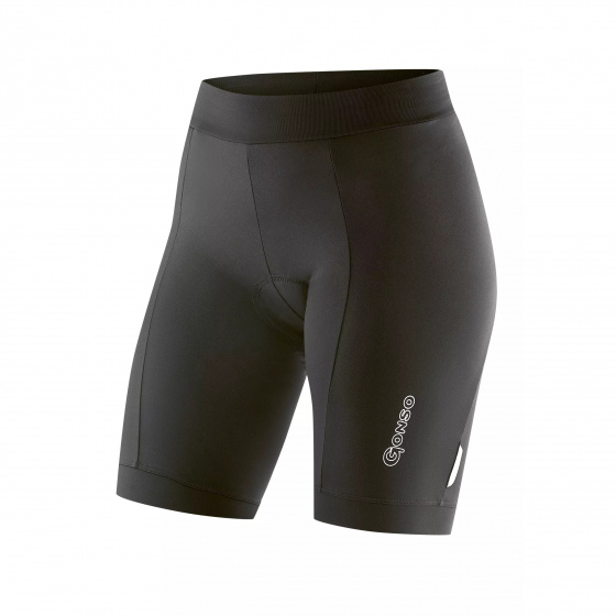 fietsbroek Lisa V2 dames polyester zwart maat 48