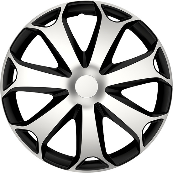 wieldoppenset Mega Sil/BL 13 inch zilver 4 stuks