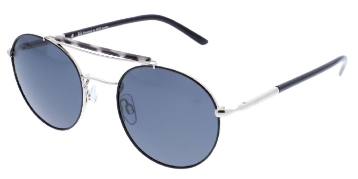 zonnebril 84103 cat. 3 piloot metaal zilver/blauw