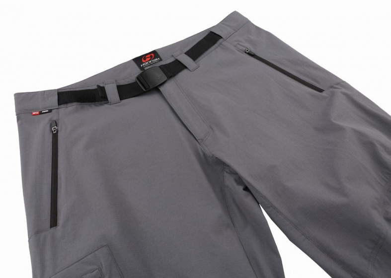 Hannah broek Rowdy heren synthetisch grijs