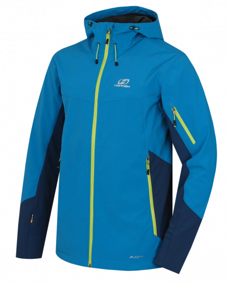 Hannah outdoorjas Channer heren polyester lichtblauw