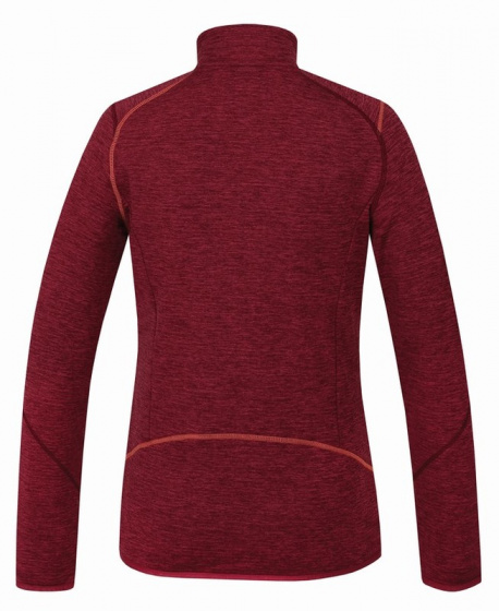 cardigan Dierydames polyester/&eacute;thanne rouge mt 40