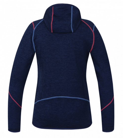 Hannah vest Sidra dames polyester/elastaan blauw