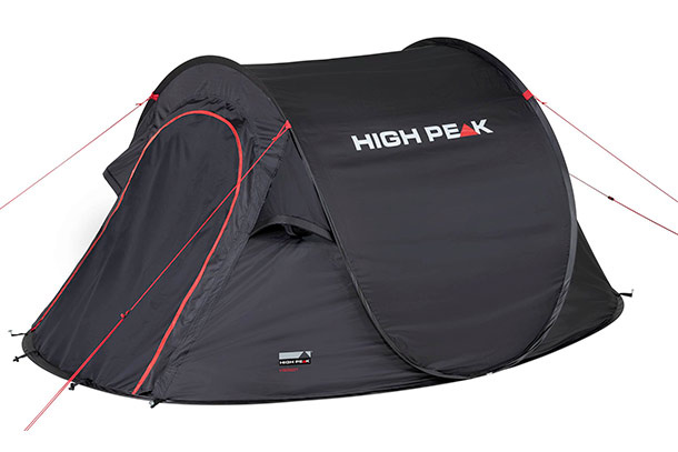High Peak Vision 2.0 Pop-up Tent 2-person 235 x 140 cm Black