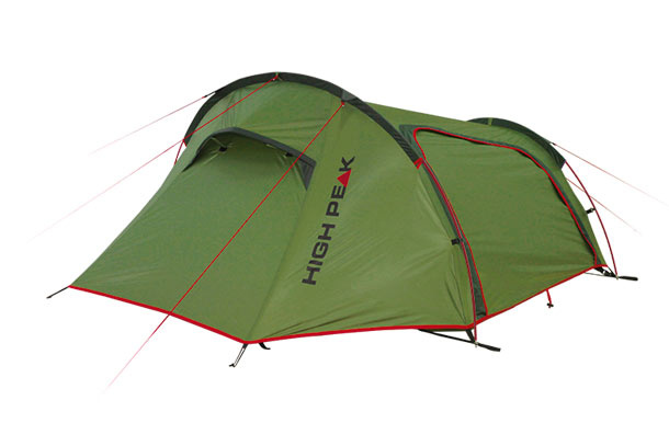 High Peak Sparrow LW Tunnel tent 2-person 260 x 200 cm Green