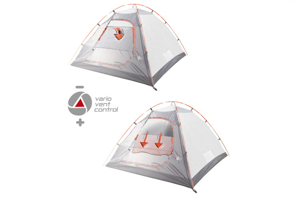 High Peak Atmos Familietent 3-Persoons 390 x 180 cm Donkergrijs