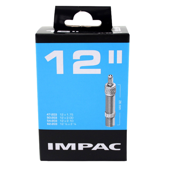 Impac binnenband 12 x 1.75/2.10 (47/62 203) dv 26 mm
