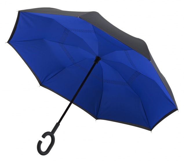 parapluie Inside Out 107 cm polyester bleu/noir